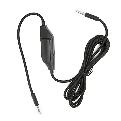 Naroote Gaming-Headset-Kabel mit Langlebigem Kupferdraht für G633/G935, Twisted-Pair-Audiokabel für Kopfhörer, 1,5 M, 1,5 M Bild 5