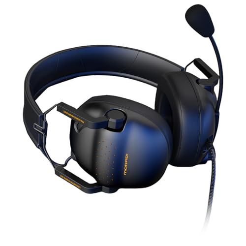 USB-Gaming-Headsets 7.1 Surround-Sound für Over-Ear-Kopfhörer mit Geräuschunterdrückung, Mikrofon, Spielmusik, kabelgebunden, verstellbarer Kopfbügel Bild 1