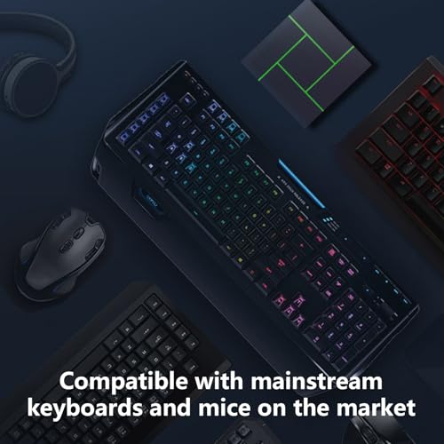 Maus Controller Adapter für Konsole, USB Gaming Adapter mit 3, 5-mm Kopfhöreranschluss, unterstützt Game Voice, Gaming Zubehör, Firmware Upgrades erforderlich Bild 7