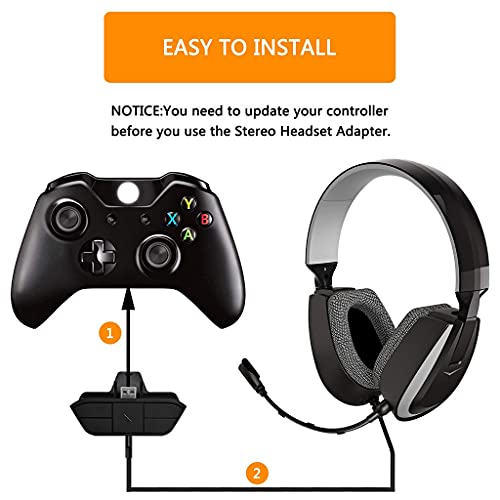 3, 5mm Gamepad Headset Adapter Gaming Stereo für Controller Stereo für EQ Bild 2