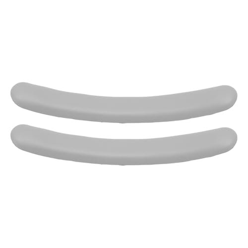 2 Stück Kopfhörer-Ersatzkopfbügel-Polster für das Barracuda X kabellose Gaming-Headset, Memory-Schaumstoffkissen mit Proteinleder, einfache Installation – Komfortupgrade für (Grau) Bild 4