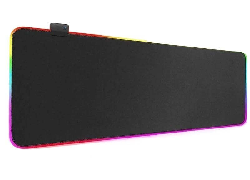 Generisch Großes wasserdichtes Gaming-Mauspad – leichte Schreibtischunterlage for Tastatur und Maus(RGB 90 x 40 x 0.4cm) Bild 1