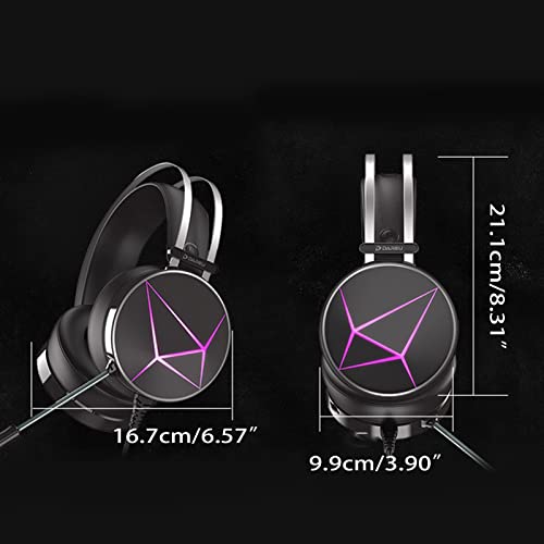 Gaming-Headset mit Mikrofon, Spielkopfhörer mit 7.1 Surround-Sound-Kopfhörer Bild 4