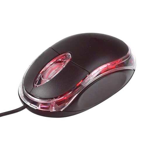 Mechanische Gaming-Maus – programmierbares Computerzubehör, ergonomisches professionelles Gerät, kabelgebundene Maus für Laptop | Präzisions-Scrollwerkzeug für ein Erlebnis Bild 1