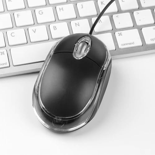 Mechanische Gaming-Maus – programmierbares Computerzubehör, ergonomisches professionelles Gerät, kabelgebundene Maus für Laptop | Präzisions-Scrollwerkzeug für ein Erlebnis Bild 3