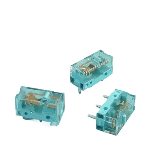 1 Stück Style GM8.0 Mikroschalter 90 Millionen Lebensdauer Gaming-Maus 3Pin Transparente Schale Blauer Punkt Bild 1