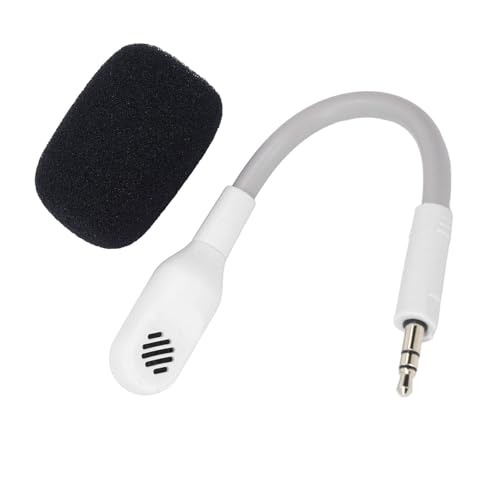 Professionelles Ersatzmikrofon für Barracuda X Wireless Gaming Headset, Klarer Klang, Sichere Verbindung für Gaming, PVC-Material (Weiß) Bild 3