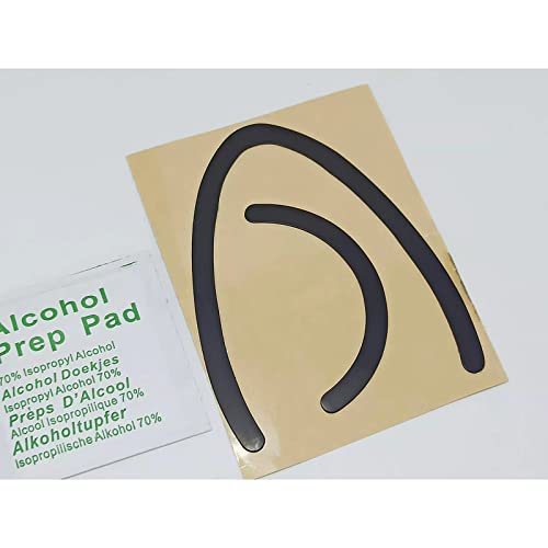 1 Set Anti-Rutsch-Füße Pads Aufkleber für Anywhere 3 / vertikale Gaming-Mäuse, Fußaufkleber, Skates, PTFE-Skates, schwarzes Set Bild 5