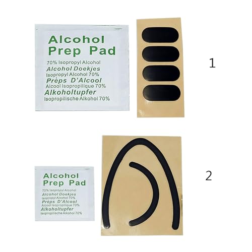 1 Set Anti-Rutsch-Füße Pads Aufkleber für Anywhere 3 / vertikale Gaming-Mäuse, Fußaufkleber, Skates, PTFE-Skates, schwarzes Set Bild 6