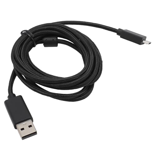 Micro-USB-Kabel, 1,95 M, USB 2.0 auf Micro-, mit Magnetring für G933 G633 G633S G933S G533, Nylongeflecht, Rauschunterdrückung für Gaming-Headset Bild 1