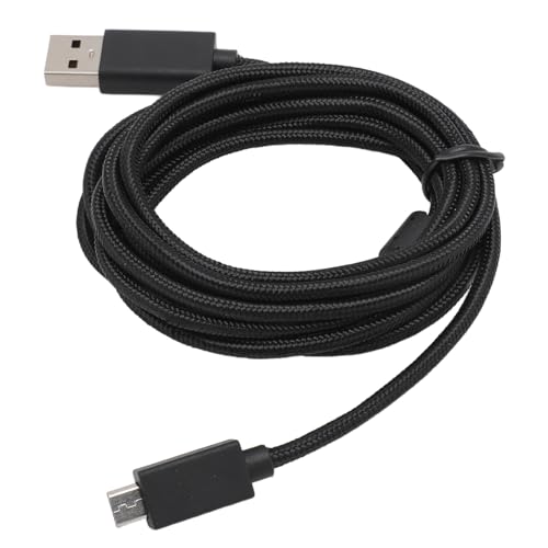 Micro-USB-Kabel, 1,95 M, USB 2.0 auf Micro-, mit Magnetring für G933 G633 G633S G933S G533, Nylongeflecht, Rauschunterdrückung für Gaming-Headset Bild 3
