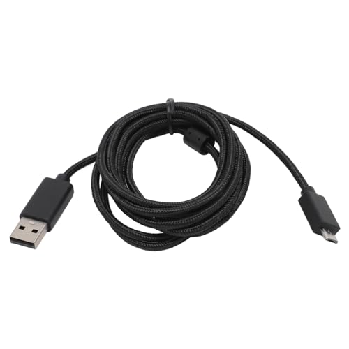 Micro-USB-Kabel, 1,95 M, USB 2.0 auf Micro-, mit Magnetring für G933 G633 G633S G933S G533, Nylongeflecht, Rauschunterdrückung für Gaming-Headset Bild 4