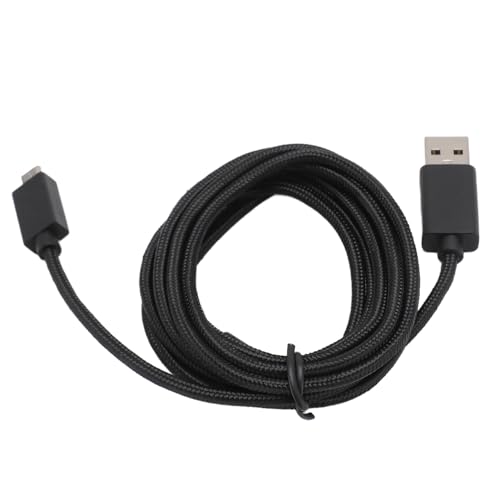 Micro-USB-Kabel, 1,95 M, USB 2.0 auf Micro-, mit Magnetring für G933 G633 G633S G933S G533, Nylongeflecht, Rauschunterdrückung für Gaming-Headset Bild 5