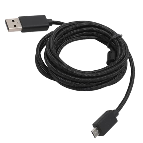 Micro-USB-Kabel, 1,95 M, USB 2.0 auf Micro-, mit Magnetring für G933 G633 G633S G933S G533, Nylongeflecht, Rauschunterdrückung für Gaming-Headset Bild 7
