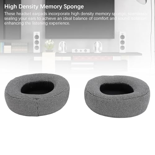 Ersatz-Ohrpolster für das Nova Pro kabellose Gaming-Headset, atmungsaktive Ohrpolster aus Baumwoll-Leinen mit hochdichtem Memory-Schaum, ausschließlich kompatibel mit Bild 4