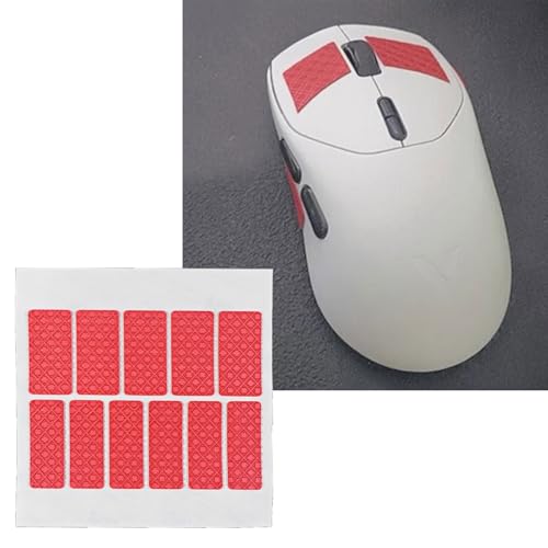 Silikon-Maus-Aufkleber, rutschfest, schweißfest, für Gaming und lange Arbeitszeiten, Tastatur, Silikon-Griffband, 11 Stück Bild 2