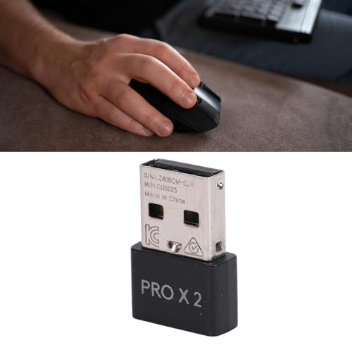 Garsent USB-Dongle-Mausempfänger, Ersatz-Funkadapter für Gaming-Mäuse, 2-kHz-Abtastrate, USB-Empfänger für G PRO X Superlight 2 Bild 4