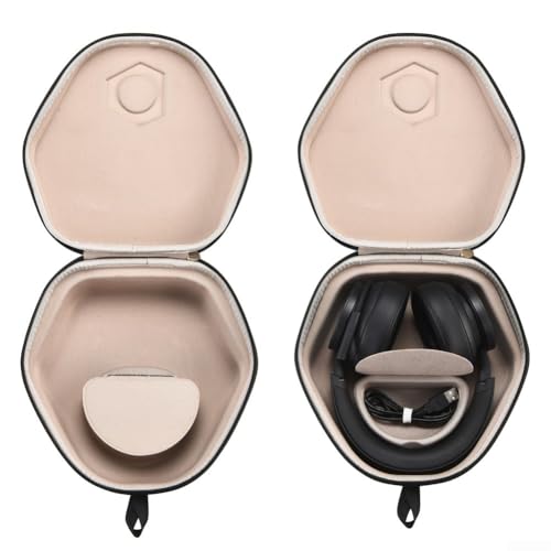 Hartschalen-Tragetasche für Xbox Wireless Gaming Headset, Reisebereite, schützende Aufbewahrungsbox mit individueller Passform, kompaktes, tragbares Design für Gamer, Schwarz Bild 6