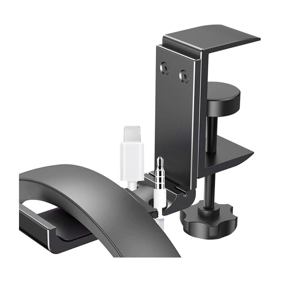 Kopfhörerständer – verstellbarer PC-Headset-Aufhänger mit Armklemme für Schreibtisch-Organisation, langlebiges Design für Gaming, Büro und Home Entertainment Bild 7