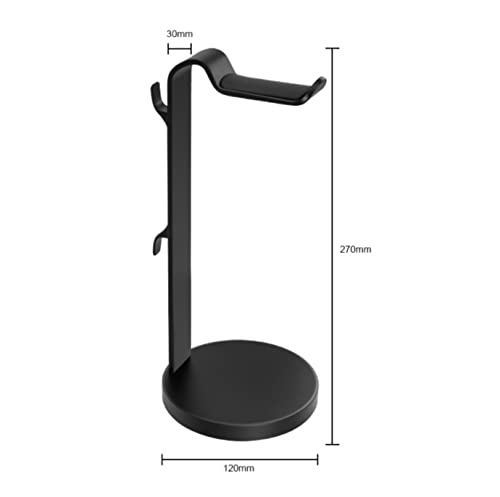 Kopfhörerständer, Aluminiumlegierung, Gaming-Display-Rack, Headset-Aufhänger für Kopfhörer, Schreibtisch-Organizer, langlebig und stabil, ideal für Zuhause oder Büro Bild 2