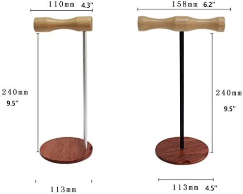 Kopfhörerhalter, Holz und Metall, Headset-Ständer, tragbare Halterung, Display-Regal für Kopfhörer und Gaming-Headsets, kreatives Design Bild 2