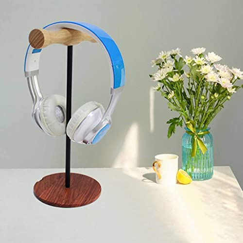 Kopfhörerhalter, Holz und Metall, Headset-Ständer, tragbare Halterung, Display-Regal für Kopfhörer und Gaming-Headsets, kreatives Design Bild 3