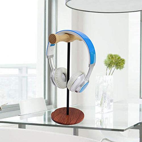 Kopfhörerhalter, Holz und Metall, Headset-Ständer, tragbare Halterung, Display-Regal für Kopfhörer und Gaming-Headsets, kreatives Design Bild 5