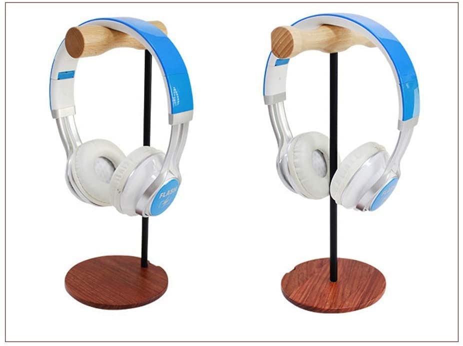 Kopfhörerhalter, Holz und Metall, Headset-Ständer, tragbare Halterung, Display-Regal für Kopfhörer und Gaming-Headsets, kreatives Design Bild 7