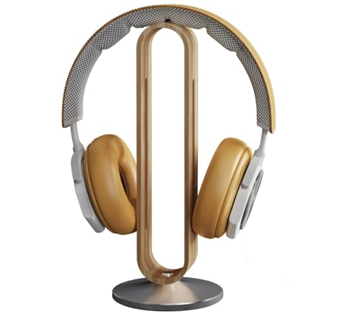 Kopfhörerständer, Holz-Headset-Halter für Display, Gaming-Tischzubehör, Universal-Aufhänger für Kopfhörer, organisieren und präsentieren Sie Ihre Kopfhörer Bild 3
