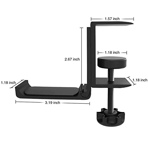 Kopfhörerständer, universal, verstellbar, faltbar, Headset-Aufhänger, leichter Schreibtisch-Organizer für Gaming und Büro Bild 2