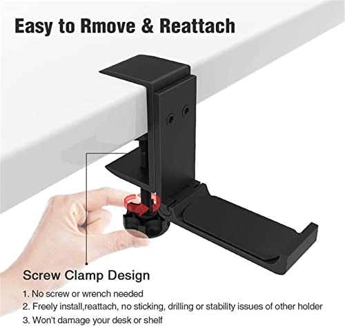 Kopfhörerständer, universal, verstellbar, faltbar, Headset-Aufhänger, leichter Schreibtisch-Organizer für Gaming und Büro Bild 7