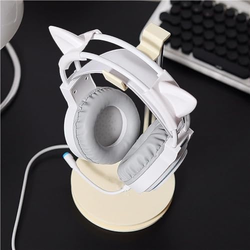 Kopfhörerständer – Aluminiumlegierung und ABS-Schreibtischständer für Over-Ear-PC-Headsets, platzsparende Aufbewahrung für Gaming und Heimbüro-Setup Bild 2