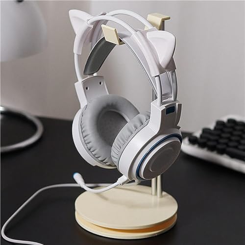 Kopfhörerständer – Aluminiumlegierung und ABS-Schreibtischständer für Over-Ear-PC-Headsets, platzsparende Aufbewahrung für Gaming und Heimbüro-Setup Bild 5