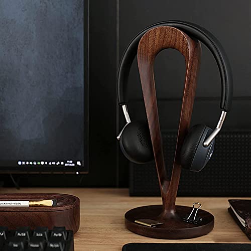Kopfhörerständer, kreative, handgefertigte Schreibtischhalterung aus Holz für Headset-Rack, langlebiges Ahorn-Finish, ideal für Gaming und Büro Bild 6