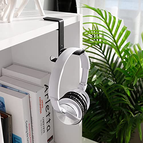 Kopfhörerständer aus Metall, kreatives Headset-Rack, Gaming-kompatibel, einfach zu installieren, langlebiges Design, platzsparend für Schreibtisch-Organisation Bild 3