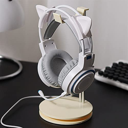 Kopfhörerständer, Schreibtisch-Display-Regal mit rutschfester Unterseite für Over-Ear-Headsets, ABS-Halterung für PC-Gaming und Bürogebrauch Bild 2