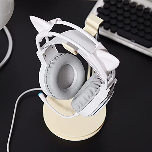 Kopfhörerständer, Schreibtisch-Display-Regal mit rutschfester Unterseite für Over-Ear-Headsets, ABS-Halterung für PC-Gaming und Bürogebrauch Bild 4