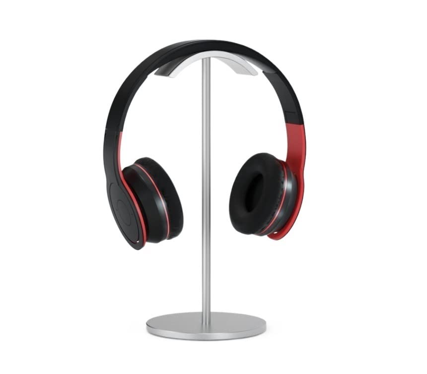 Headset-Ständer, U-Typ, Bogen-Aluminium, Kopfhörerhalter mit rutschfestem Silikon-Pad für Gaming, stabiles Design für Kopfhörer, kompatibel mit den meisten Headsets Bild 1