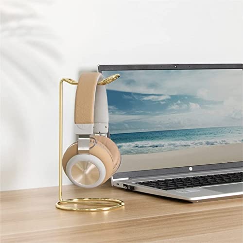 Kopfhörerständer, Eisen-Metallstütze für Headsets, niedliches Schreibtisch-Aufbewahrungsregal für Kopfhörer, Organizer für Gaming und Büro Bild 3
