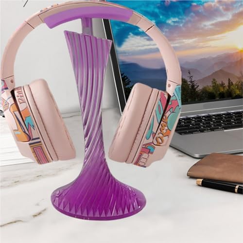 Kopfhörerständer für PC-Gaming, Schreibtischständer für Headset und Kopfhörer, langlebiges Design für organisierte Aufbewahrung, ideal für Heimbüro und Gaming-Setup Bild 2