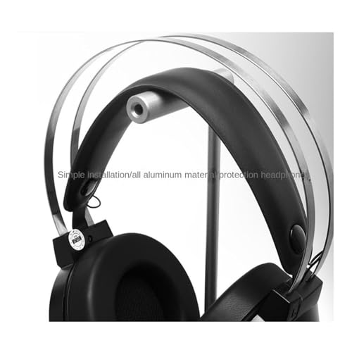 Kopfhörerständer, Kleiderbügel aus Aluminiumlegierung für Büro, platzsparendes Design, geeignet für alle Headsets, Schreibtisch-Organizer Bild 3