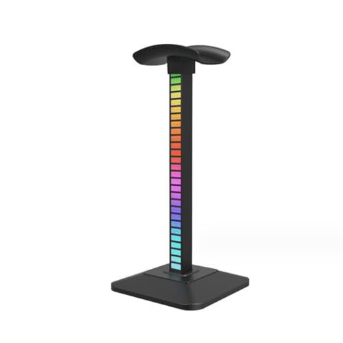 Gaming-Kopfhörerständer, vertikaler Kopfhörerhalter für den Schreibtisch, verstellbare und stabile Headset-Rack, organisierte Aufbewahrung für Gaming- und Musik-Kopfhörer Bild 1