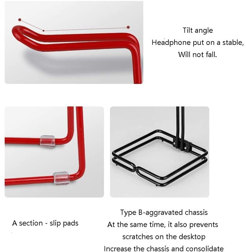 Kopfhörerständer, Desktop-Kopfhörerhalter für alle Kopfhörer, Universal-Headset-Rack für Gaming oder Büro, robustes und stilvolles Design Bild 3