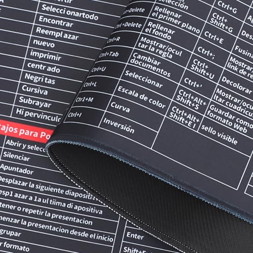 BETOOKY Multifunktionale mit Rutschfester Unterseite Schreibtischunterlage aus Gummi und Stoff 300x800x3mm als Maus und Tastaturpad für Büro und Gaming Bild 3