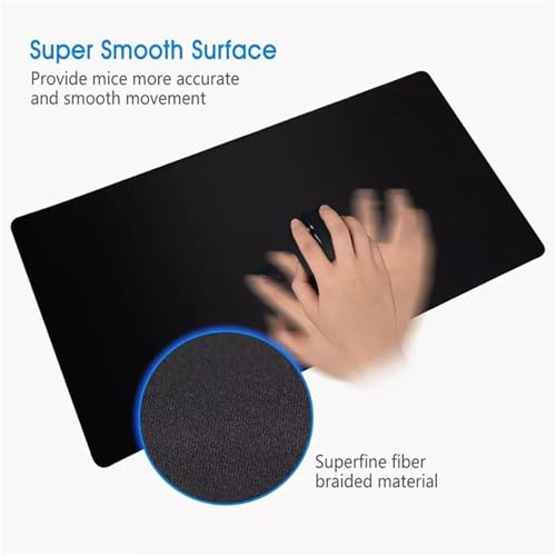 Mauspad mit Cartoon-Berglandschaft, vernähten Kanten und Rutschfester Unterseite for Tastatur, Maus Homeoffice, Gaming Arbeit(1200x600x3mm) Bild 4