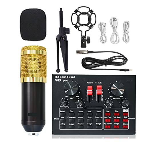 Professioneller Audio-Mixer, USB-Soundkarte, externes Headset-Mikrofon für Webcast, Live-Übertragung und Gaming, V8xpro kompatibler Adapter Bild 5