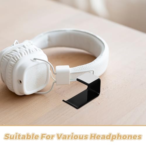 ABOOFAN U-förmiger Headset Ständer aus Acryl Schwarz Zuverlässige und Platzsparende Kopfhörerhalterung für Gaming und Büro Bild 7