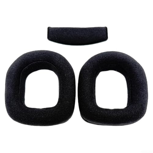 Ohrpolster für Astro A10, weiche Flanell-Ersatz-Ohrpolster und Kopfband-Pad, atmungsaktives Gaming-Headset-Zubehör, Schwarz (Kopfbügel-Pad) Bild 3