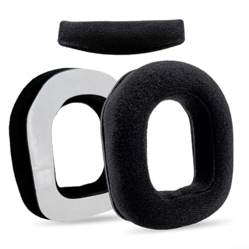 Ohrpolster für Astro A10, weiche Flanell-Ersatz-Ohrpolster und Kopfband-Pad, atmungsaktives Gaming-Headset-Zubehör, Schwarz (Kopfbügel-Pad) Bild 4