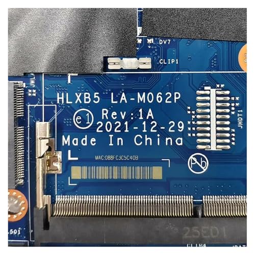 LA-M062P Mainboard, kompatibel for Lenovo ThinkBook, 14 G4 ABA ThinkBook 15 G4 ABA Laptop Motherboard mit CPU R3 R5 R7 RAM 8G(R3-5425U 8G) Bild 5